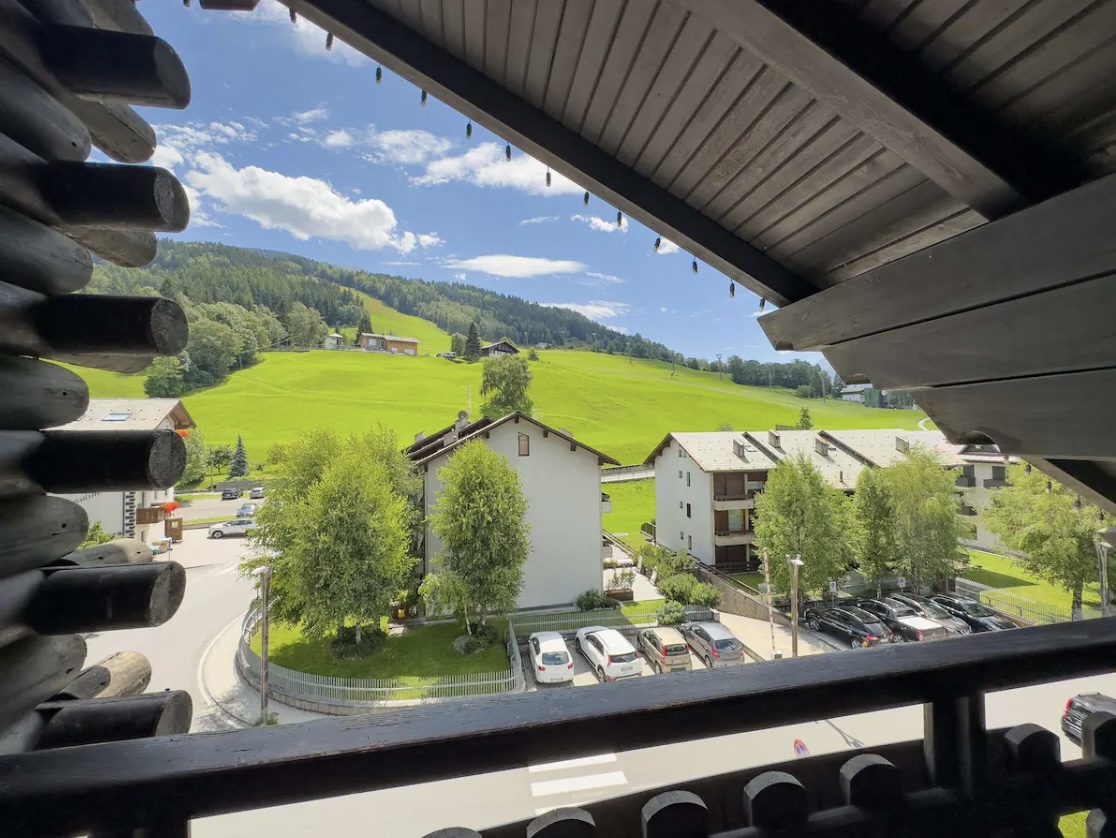 Vista dal balcone