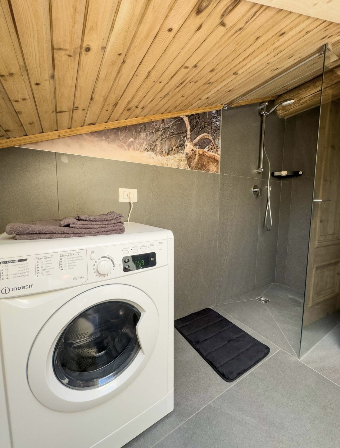 Bagno con doccia